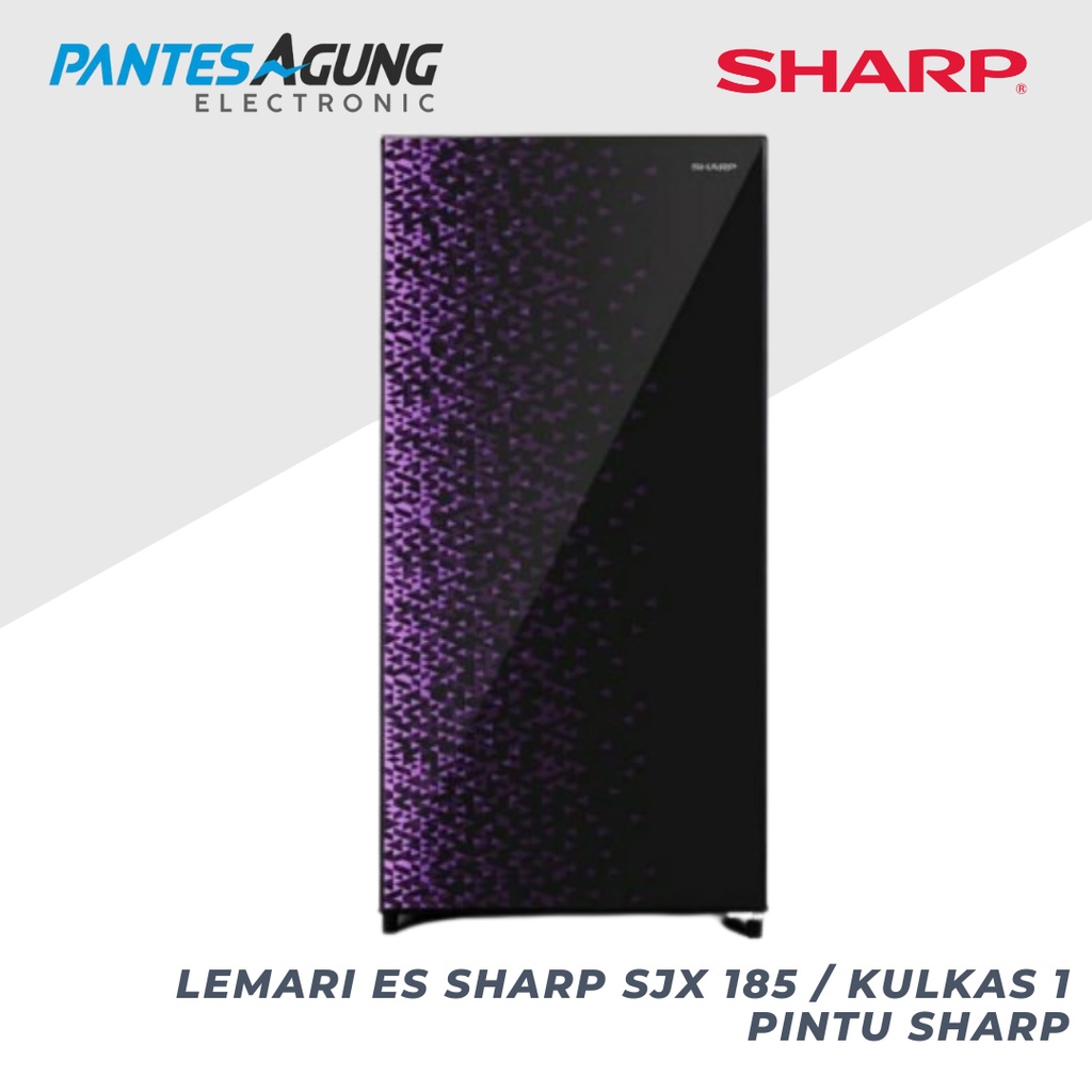 LEMARI ES SHARP SJX 185 / KULKAS 1 PINTU SHARP