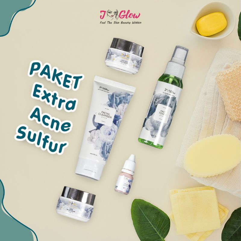

JGLOWPAKETACNESULFUR#JGLOWSKINCARE#BPOMHALAL#AMANUNTUKBUMILDANBUSUI
