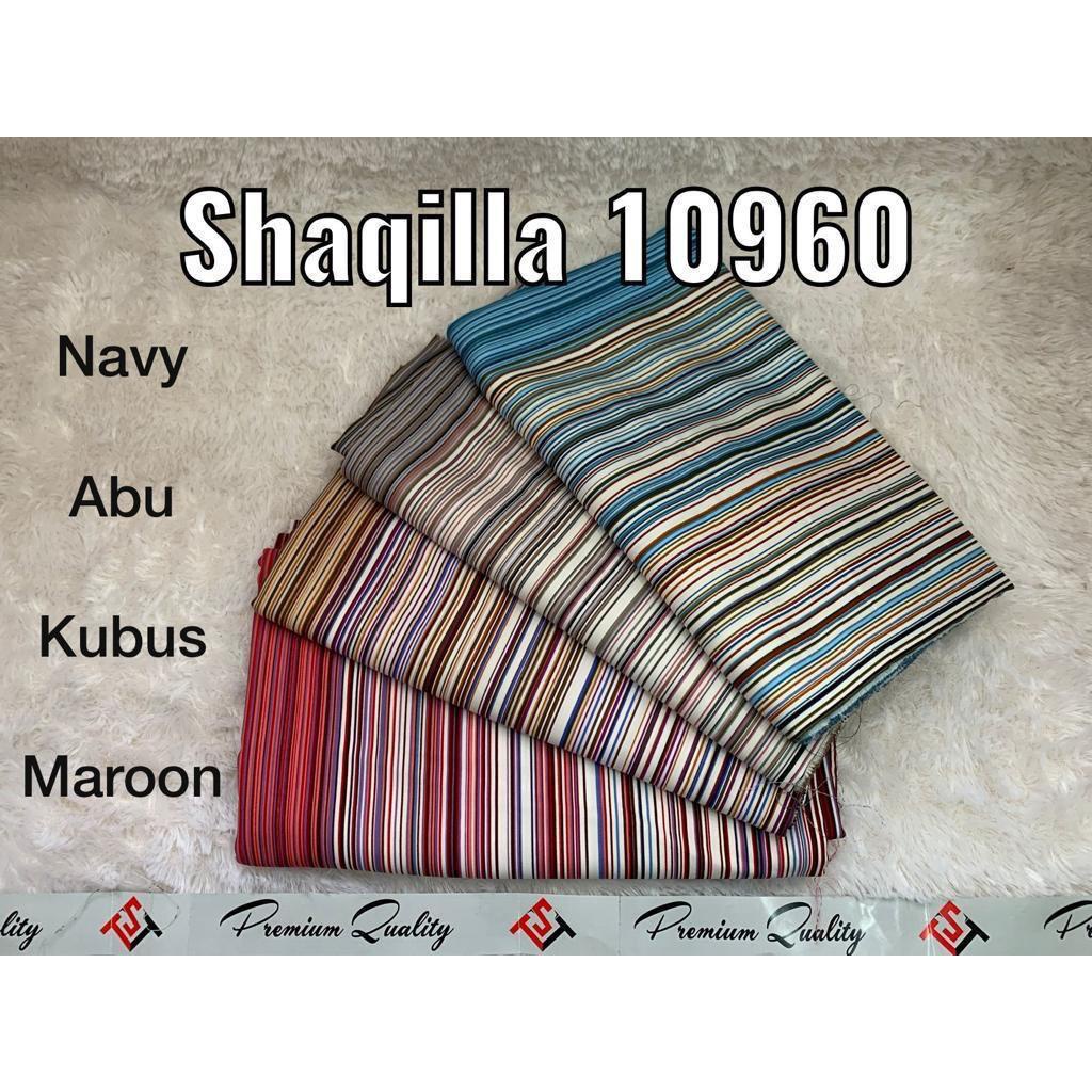 Kain Shakila Motif Salur / Kain Gamis / Kain Shakila Premium Grade A harga per 1 Yard / kain Gamis /