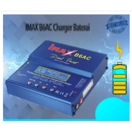 IMAX Charger Baterai LiPo dengan AC Adapter Integrated - B6AC