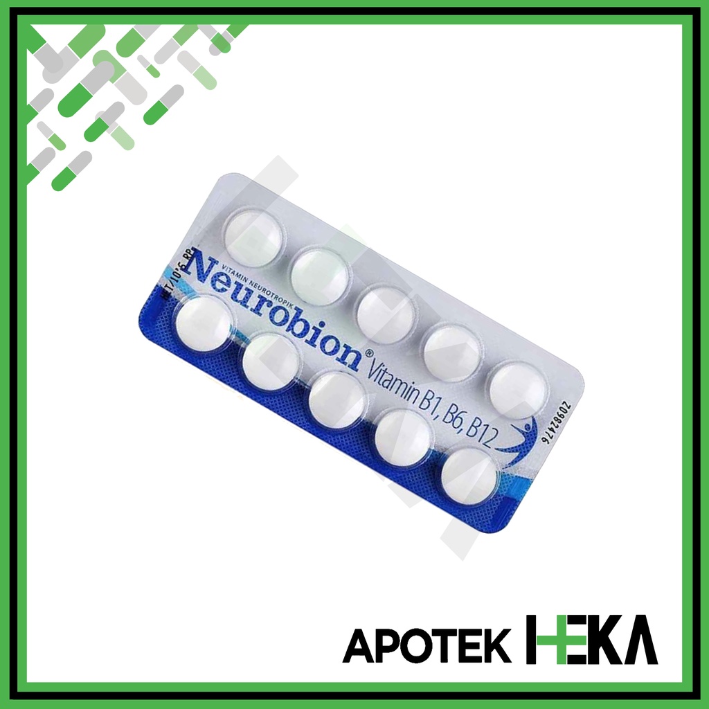 Neurobion Strip Isi 10 Tablet - Suplemen Kesehatan Sistem Syaraf (SEMARANG)