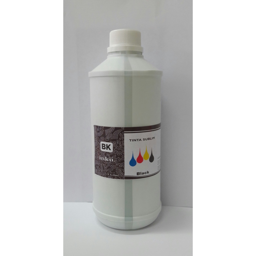 Tinta Sublim INKU @ 1Liter (Harga 1 Set / CMYK 4 botol)