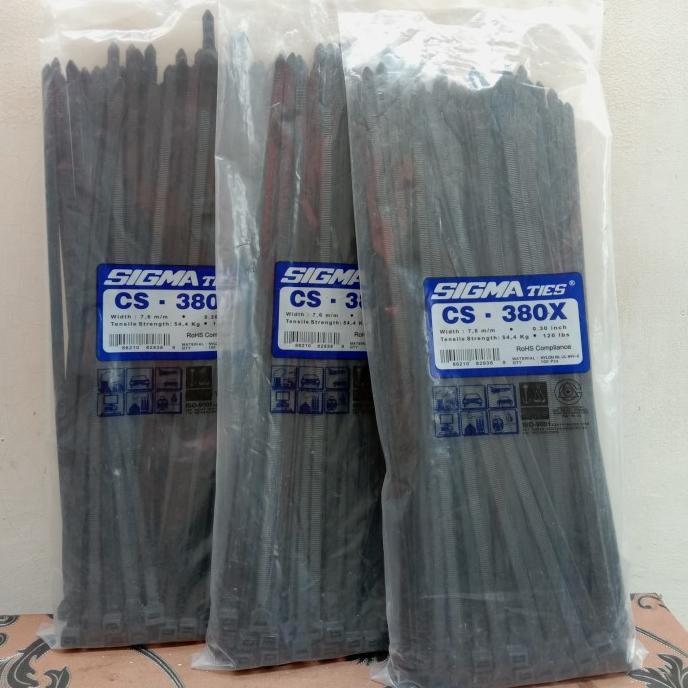 

Office & Stationery | Document Organizer | Kabel Ties Sigma Cs 380 X Hitam 38Cm - Kabel Tis | Best Seller