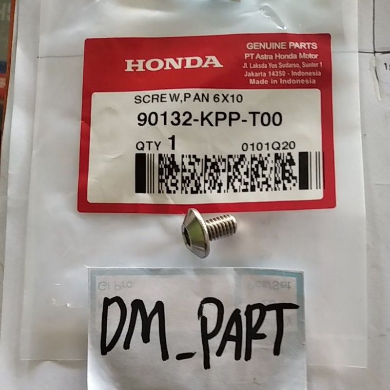 BAUT BOLT BODY BODI L M6 X 10 MM CBR GTR CB150R K15 KPP K56  STAINLESS