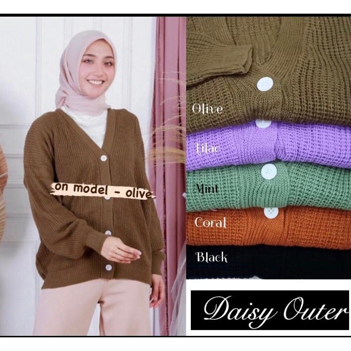 Sweater Rajut Wanita Lengan Panjang
