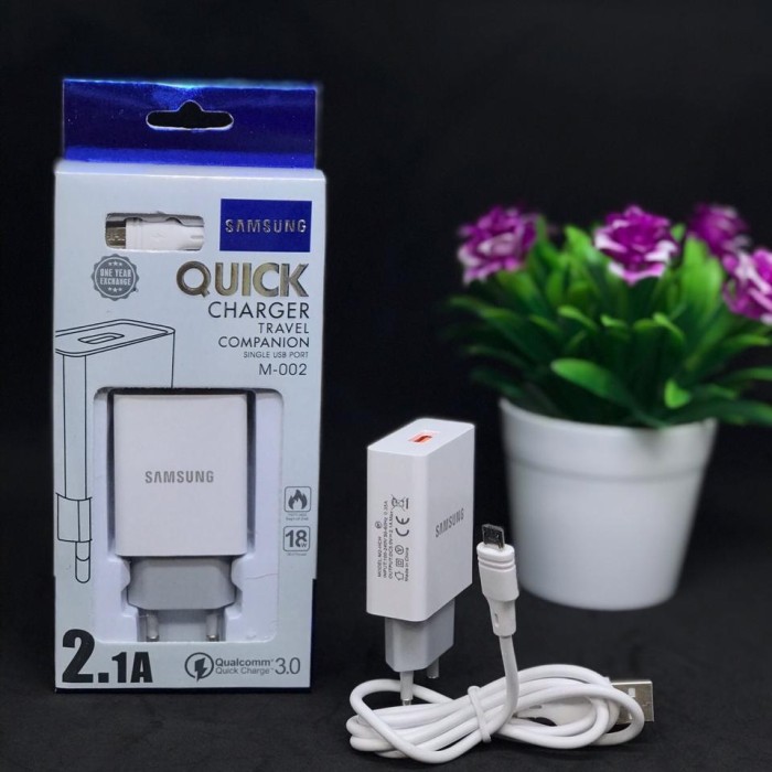 Charger Samsung, xiaomi, oppo, vivo, realme Micro USB M002 Quick 2.1A [ss]