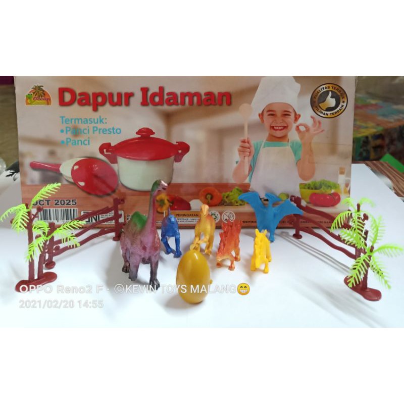 MAINAN DINOSAURUS PLASTIK isi 12PCS / mainan DUNIA DINOSAUR WORLD FANCY