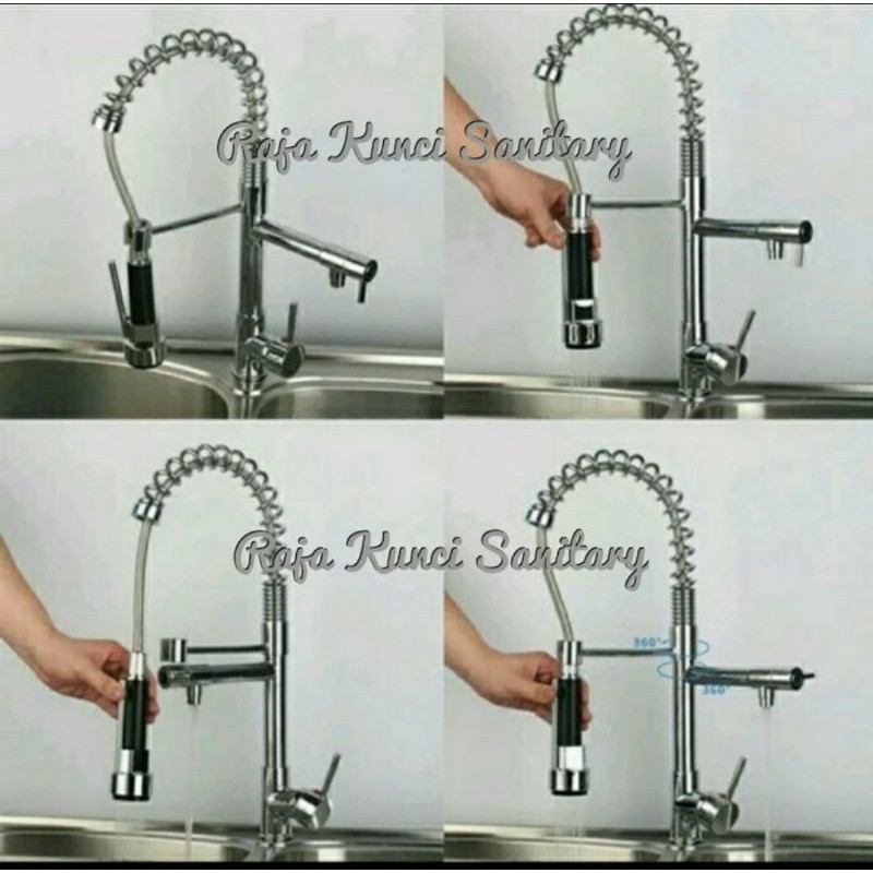 Kran Patry/Kran Dapur/Kran Kitchen Sink/Kran Cuci Piring Panas Dingin/Kran Mixer