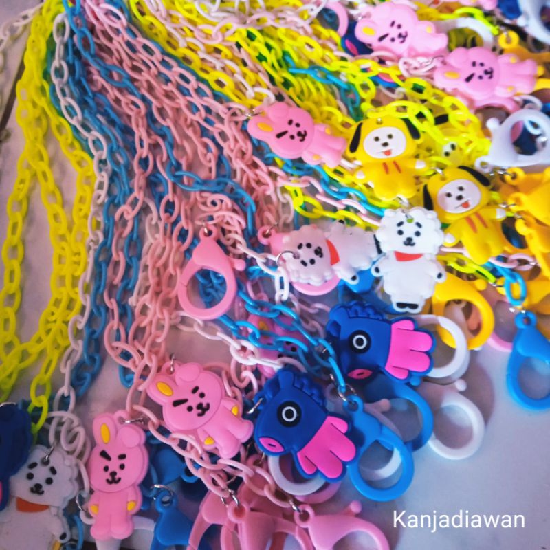 Kalung Maske KPOP BTS Mask Strap Korea