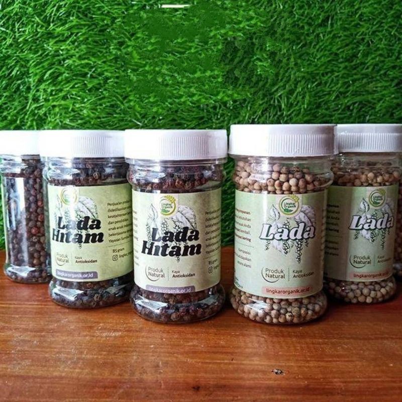 

Lada putih & hitam Lingkar Organik 100gr