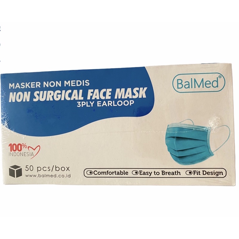 MASKER FACEMASK BalMed 3PLY EARLOOP