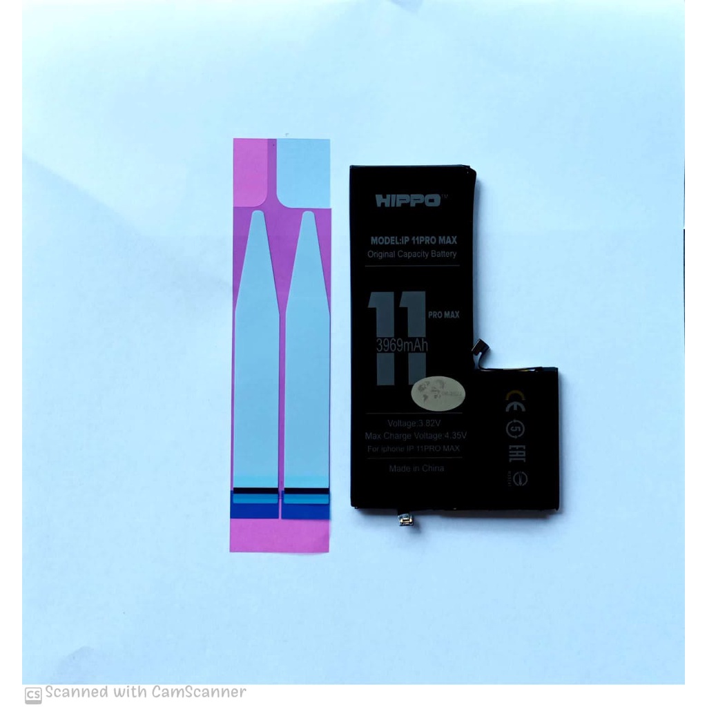 Baterai Hippo Iphone 11 Pro Max 3969 mAh Garansi Resmi