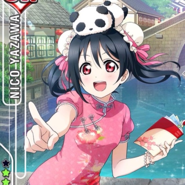 baju cosplay nico yazawa lovelive cheongsam kostum