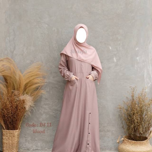 Gamis shazfa DS 11 gamis syari