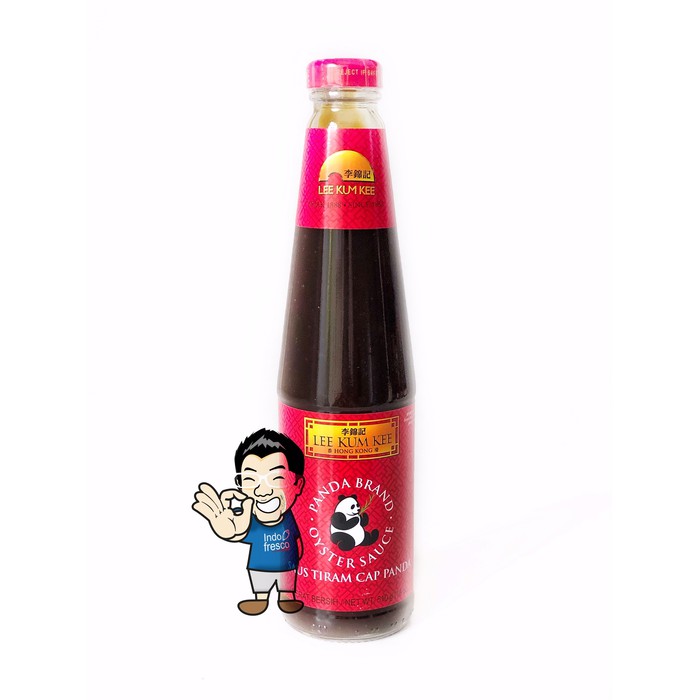 

Lee Kum Kee Oyster Sauce Panda Brand- Saus Tiram Kaleng 510gr