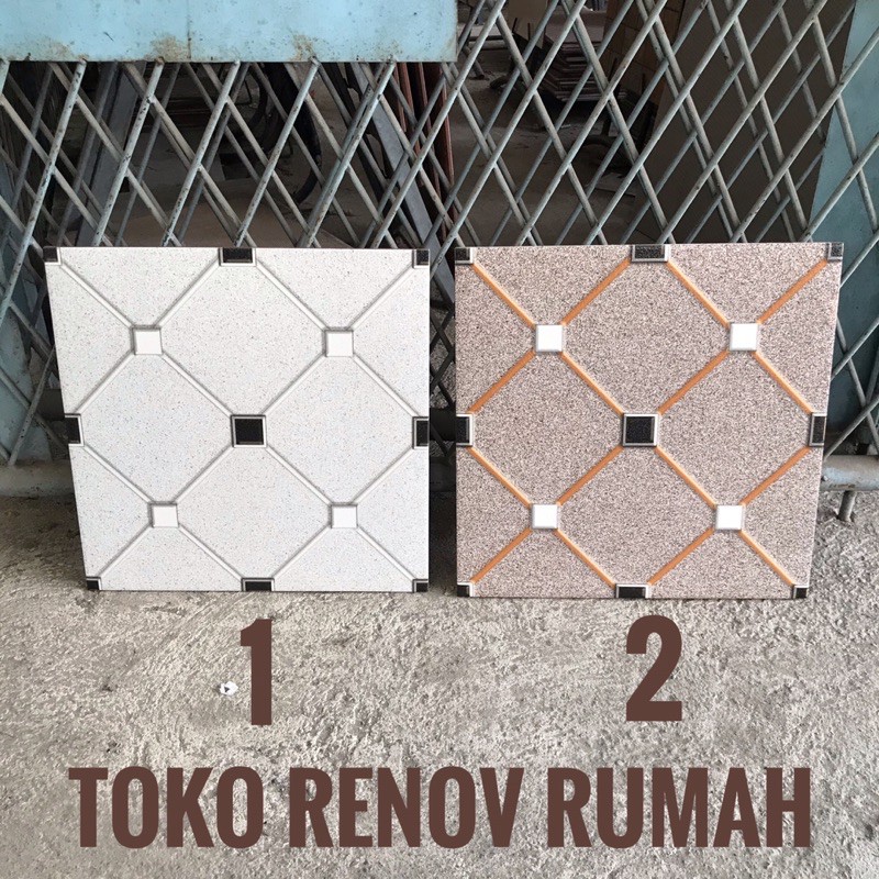 keramik lantai 40x40 motif 3D tetris/ keramik teras/keramik taman/keramik kamar mandi/keramik garasi