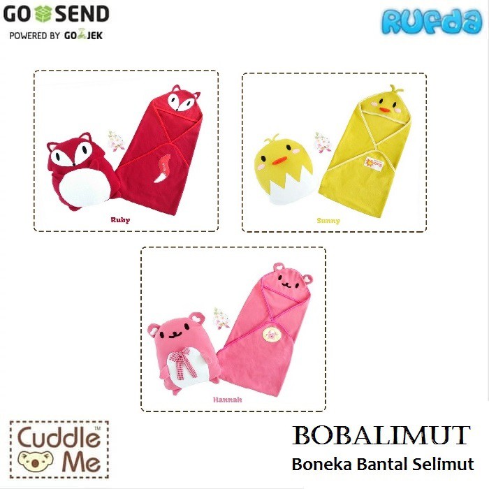 Cuddle Me Bobalimut Boneka Bantal Selimut