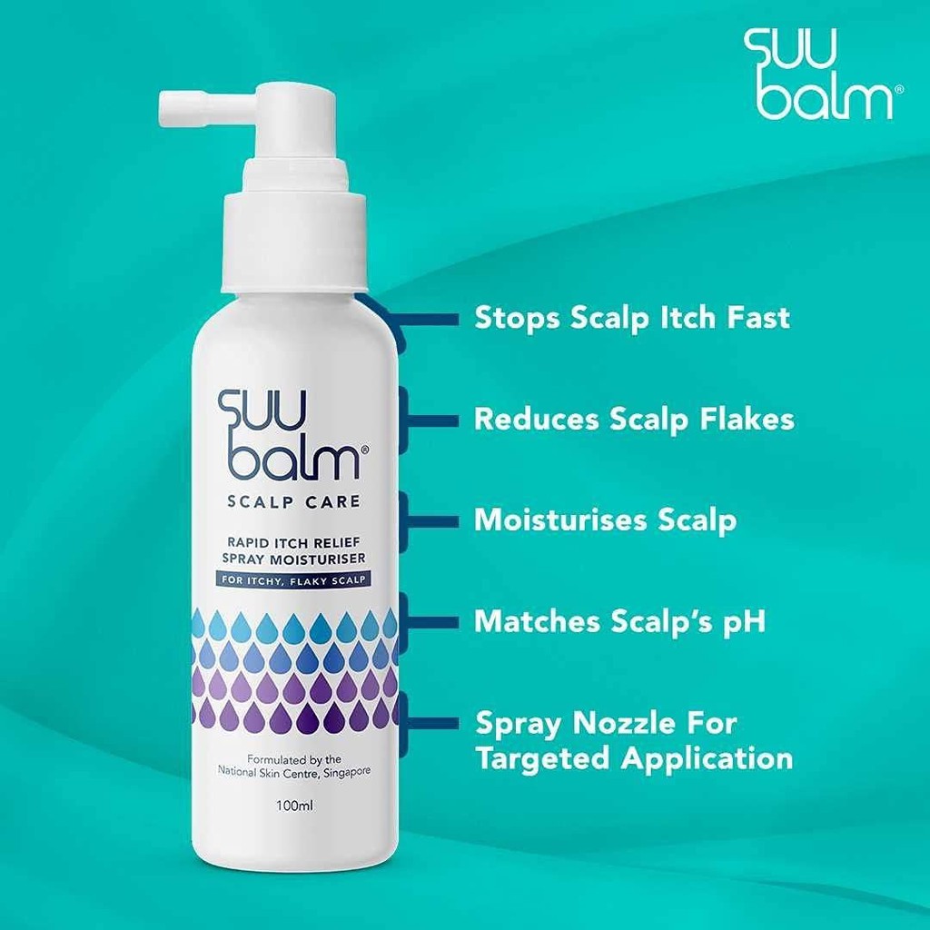 Suu Balm Scalp Rapid Itch Relief Spray Moisturiser 100ml