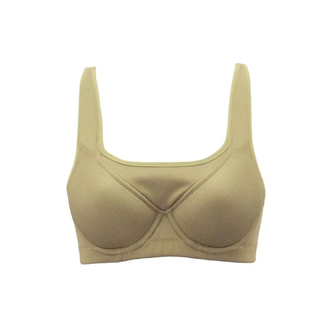 Luludi Sport Wire Full Cup Bra LB 61002 - Coklat (BR), B75 / 34B