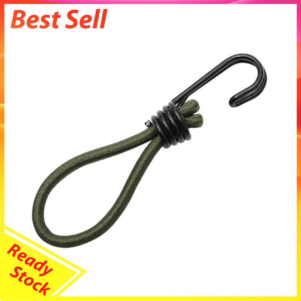 Elastic Tent Rope Camp Canopy Luggage Stretch Buckle Ground Nail Fix Strap