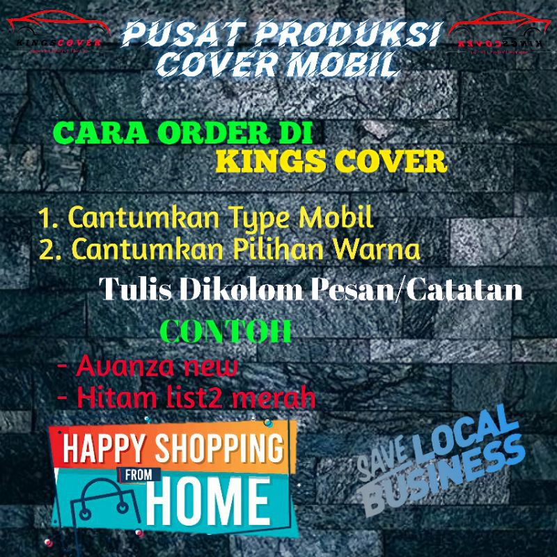 Sarung Mobil Cover Mobil Body Cover Avanza Calya Sigra Rush Jazz Pelindung Mobil Mantel Mobil