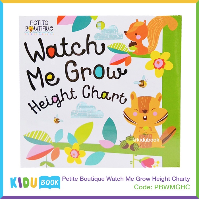 Buku Anak Petite Boutique Watch Me Grow Height Charty Kidu Toys