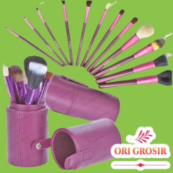 ★ BB ★ Casandra Pink Brush Tube Case - Package Paket Kuas Wajah Tabung