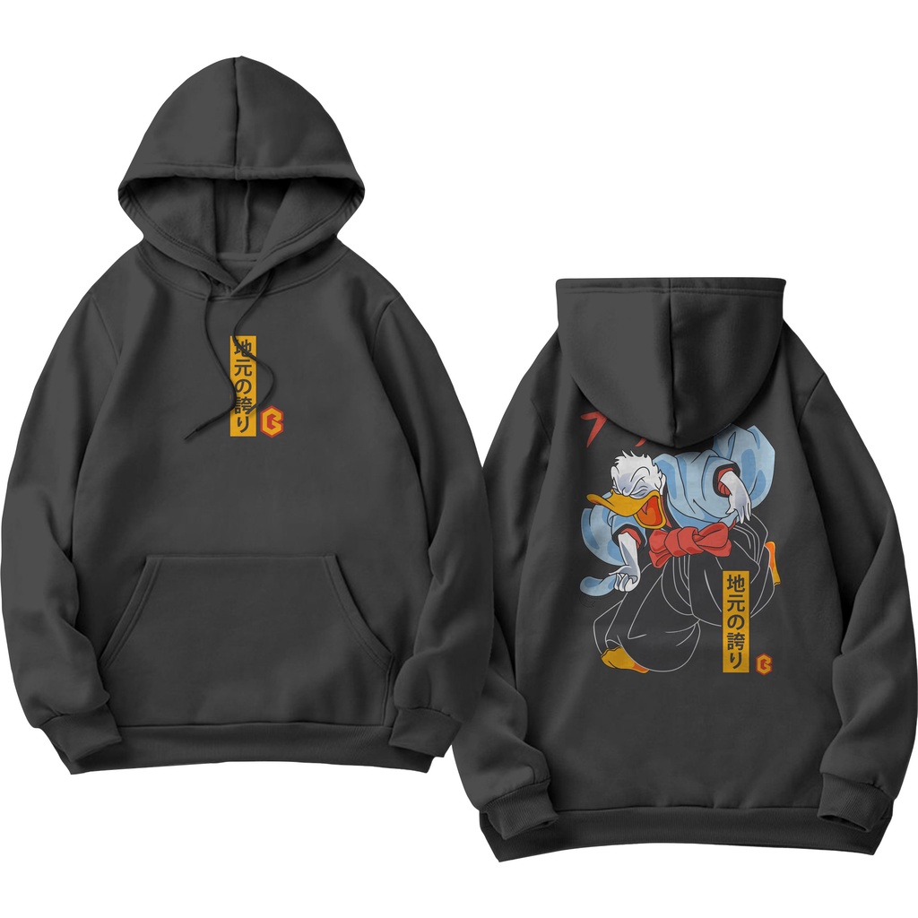 BRIGO Jumper Hoodie DONALD DUCK II Sweater Hoodie BRIGO Sablon DTF Fleece Cotton M-XXL (Pria &amp; Wanita) Free stiker&amp;Gantungan Kunci