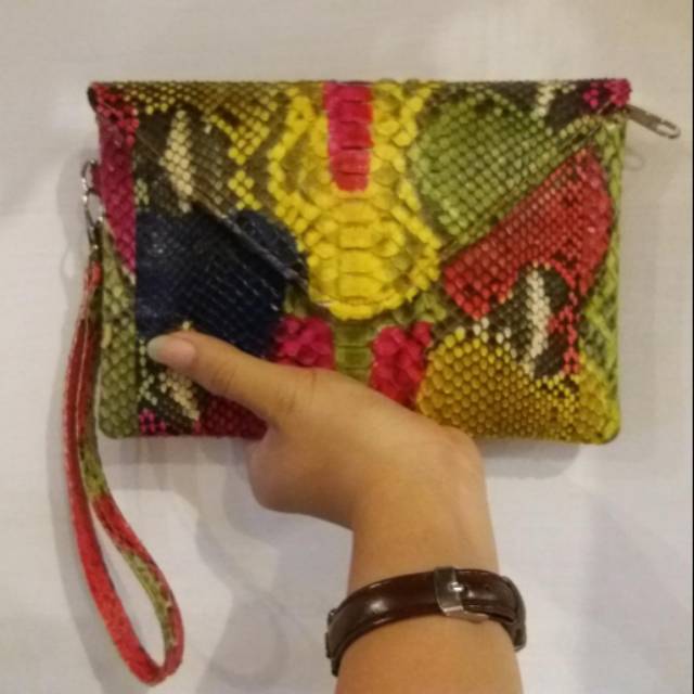 Dompet amplop full kulit ular phyton