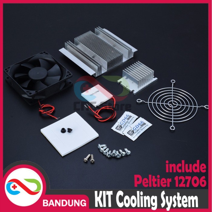 PELTIER COOLING SYSTEM KIT PELTIER TEC-12706 LENGKAP