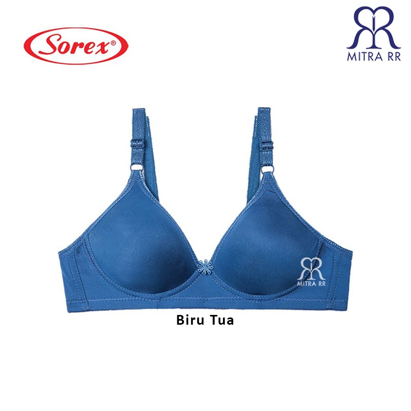 BH Sorex 17238 Bra Tanpa Kawat Super Soft Busa Sedang Setara Cup B BH Harian Simple Polos Kait 2