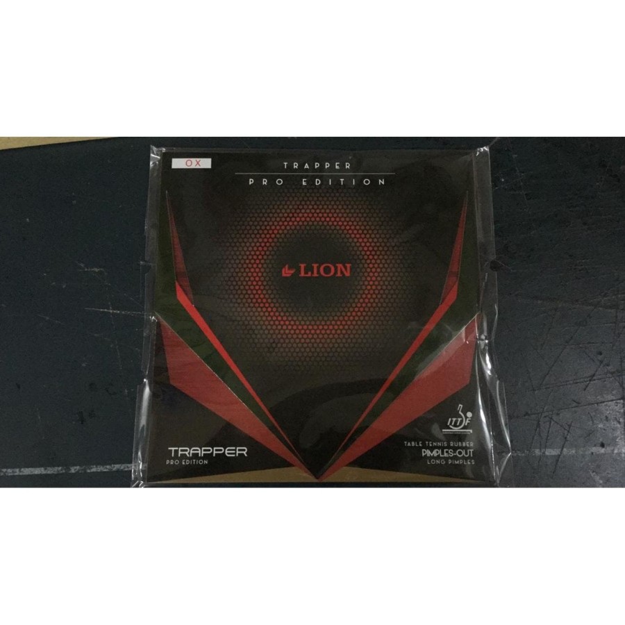 KARET PINGPONG TENIS MEJA BINTIK PANJANG LION TRAPPER PRO MURAH