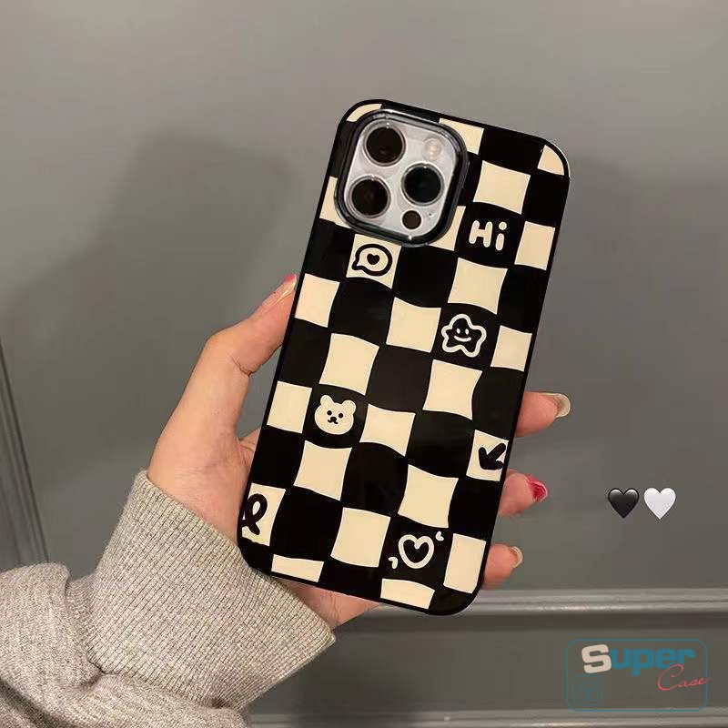 Soft Case Pelindung Bahan Tpu Tahan Banting Motif Beruang Untuk iPhone 11 13 12 Pro Max 7 8 Plus XR X XS Max SE 2020 11 Pro Max