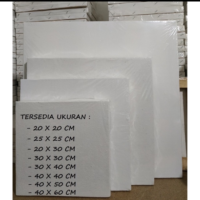

Kanvas lukis 20x 20 cm tebal bukan eco