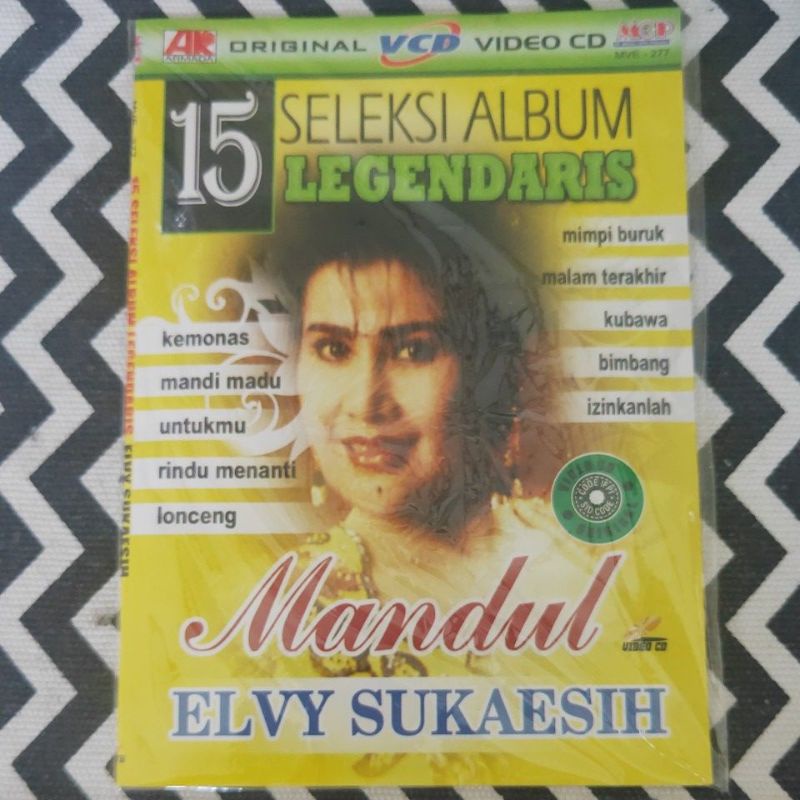 VCD KARAOKE ORIGINAL 15 SELEKSI ALBUM LEGENDARIS ELVY SUKAESIH