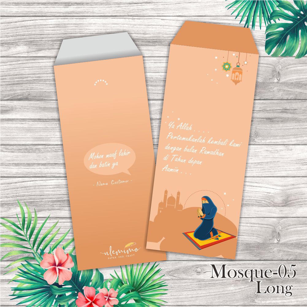 

Amplop Angpao Custom Long Islami 05