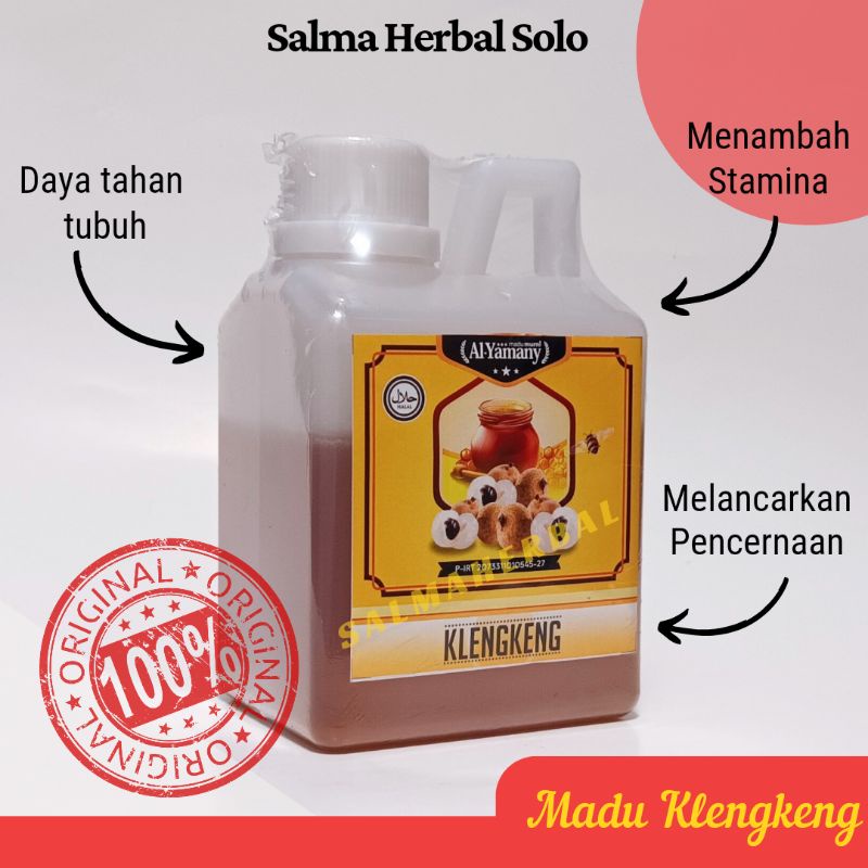 

Salma Herbal - Madu Klengkeng Kelengkeng Murni Asli Al Yamany 500 gram