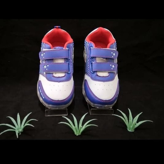 Sepatu Lampu Anak Mickleson Heytayo K Biru/Merah
