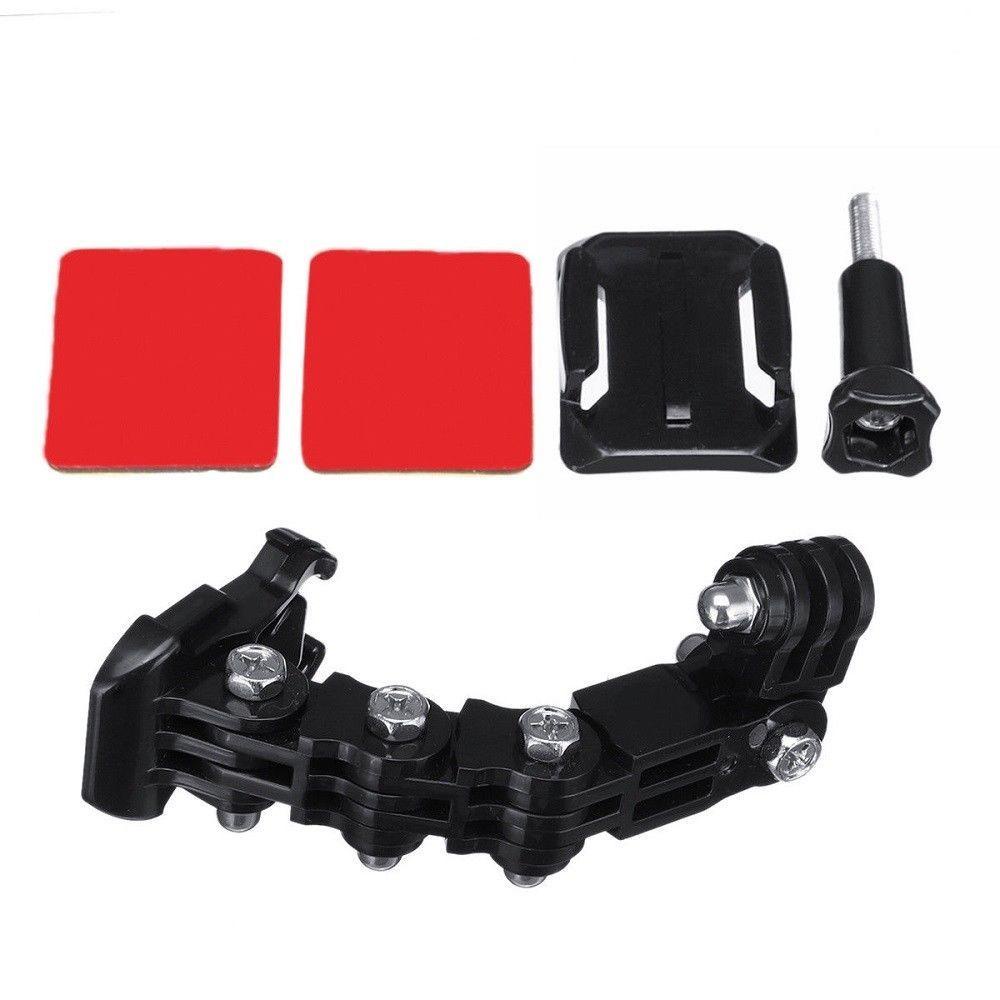 Nanas 5pcs Helm Depan Dagu Mount Full Face Motor Outdoor Sport Adjustable Support