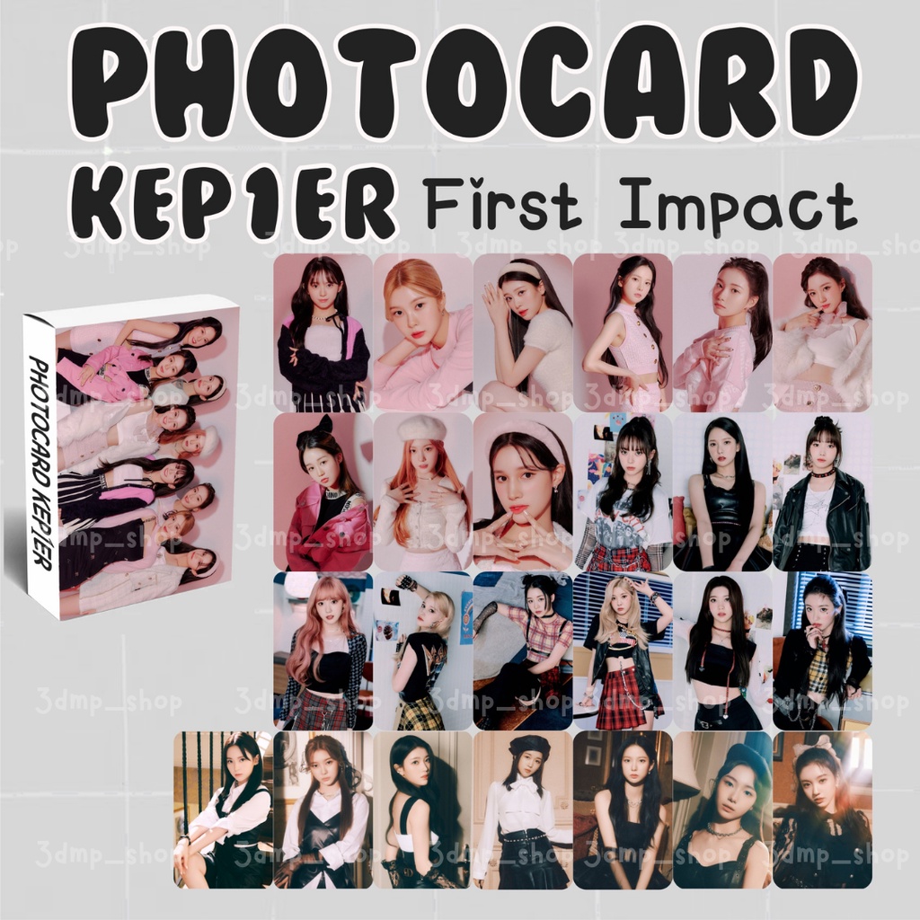 [25 Lembar] Photocard Lomocard Photo lomo card Kep1er First Impact Doublast troubleshooter Love Stuck