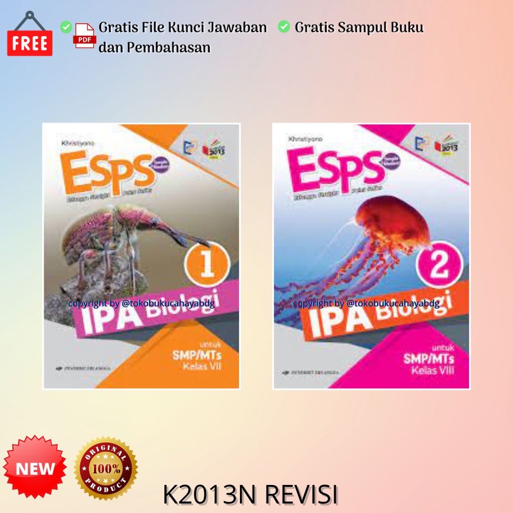 Jual Buku ESPS IPA BIOLOGI SMP Kelas 7 8 | Shopee Indonesia