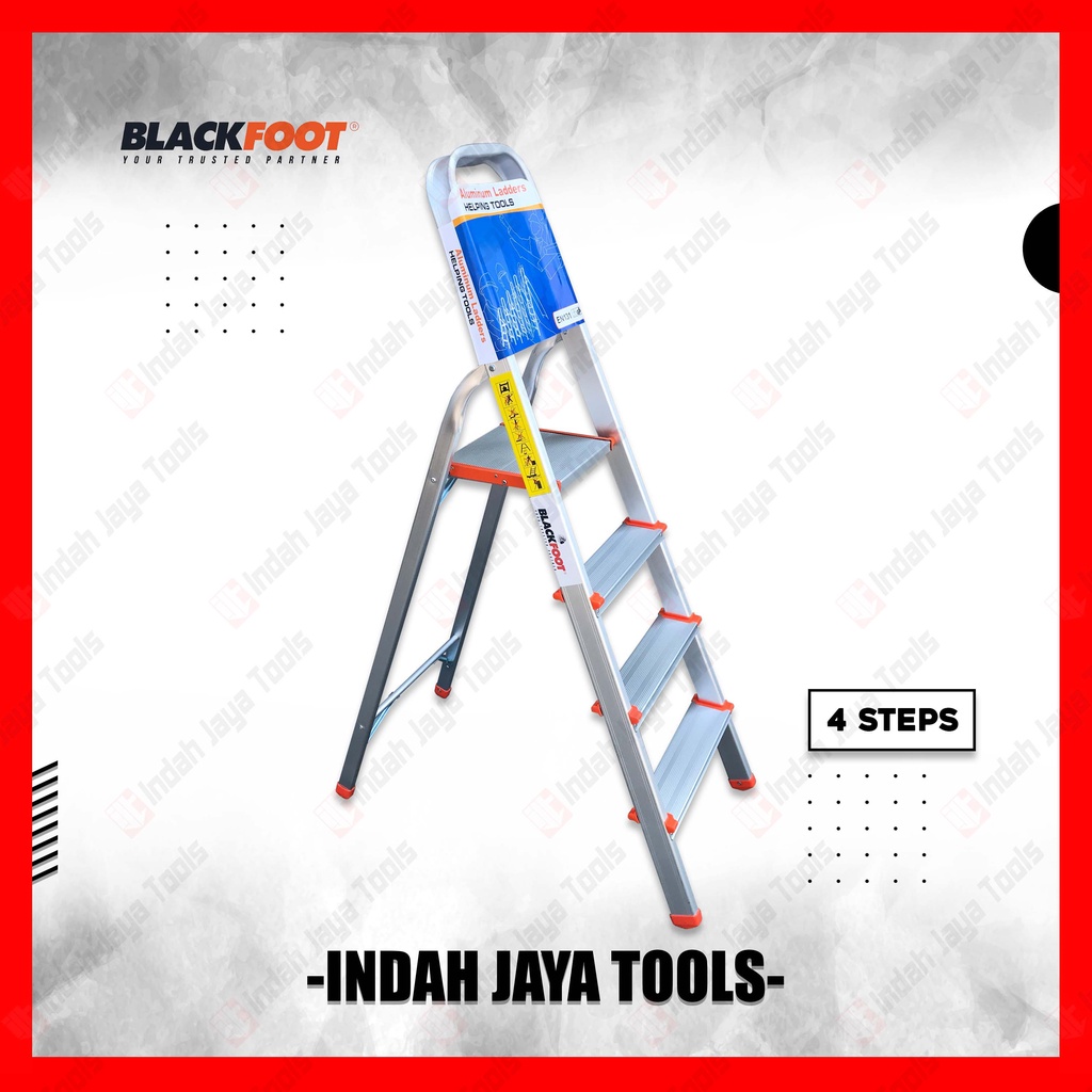 BLACKFOOT Tangga ALUMUNIUM 4S 4 Step - Tangga Lipat Rumah Ladder