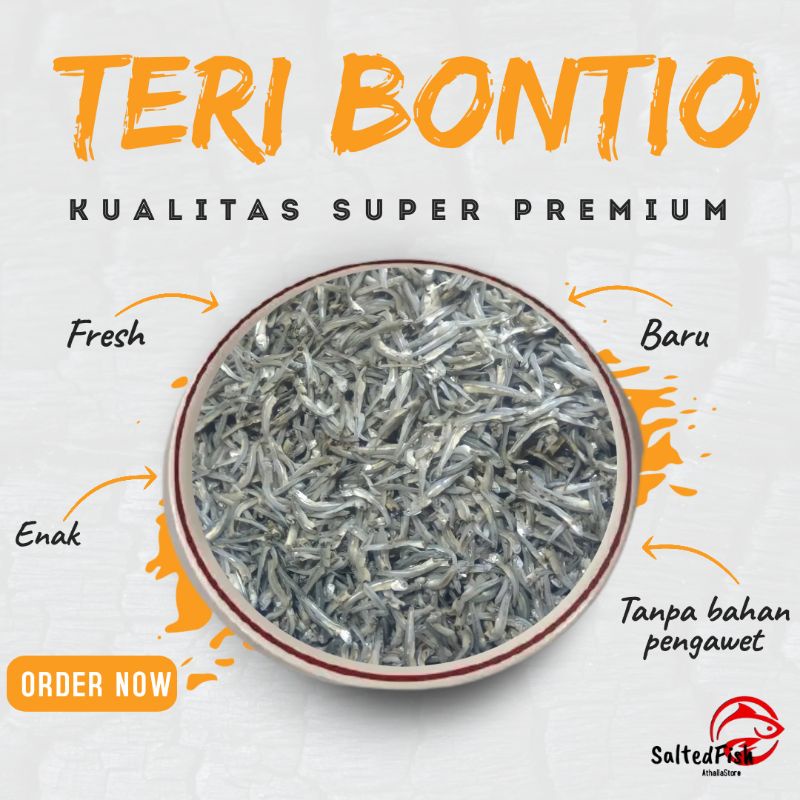 

Ikan Asin Teri Bontio Kualitas Super Premium