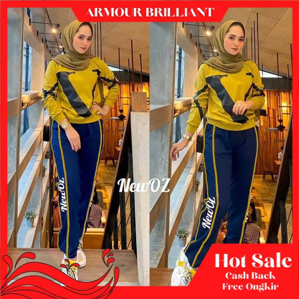 US-SETELAN WANITA JUMBO-BAJU SETELAN JOGER-BAJU SENAM WANITA-SETELAN OLAHRAGA WANITA