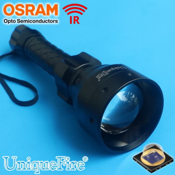 SENTER IR ZOOM UF1405 UNIQUEFIRE 6W INFRARED 850NM ORI