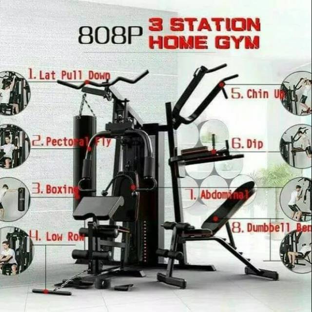 Home Gym 3 sisi multi fungsi 808p