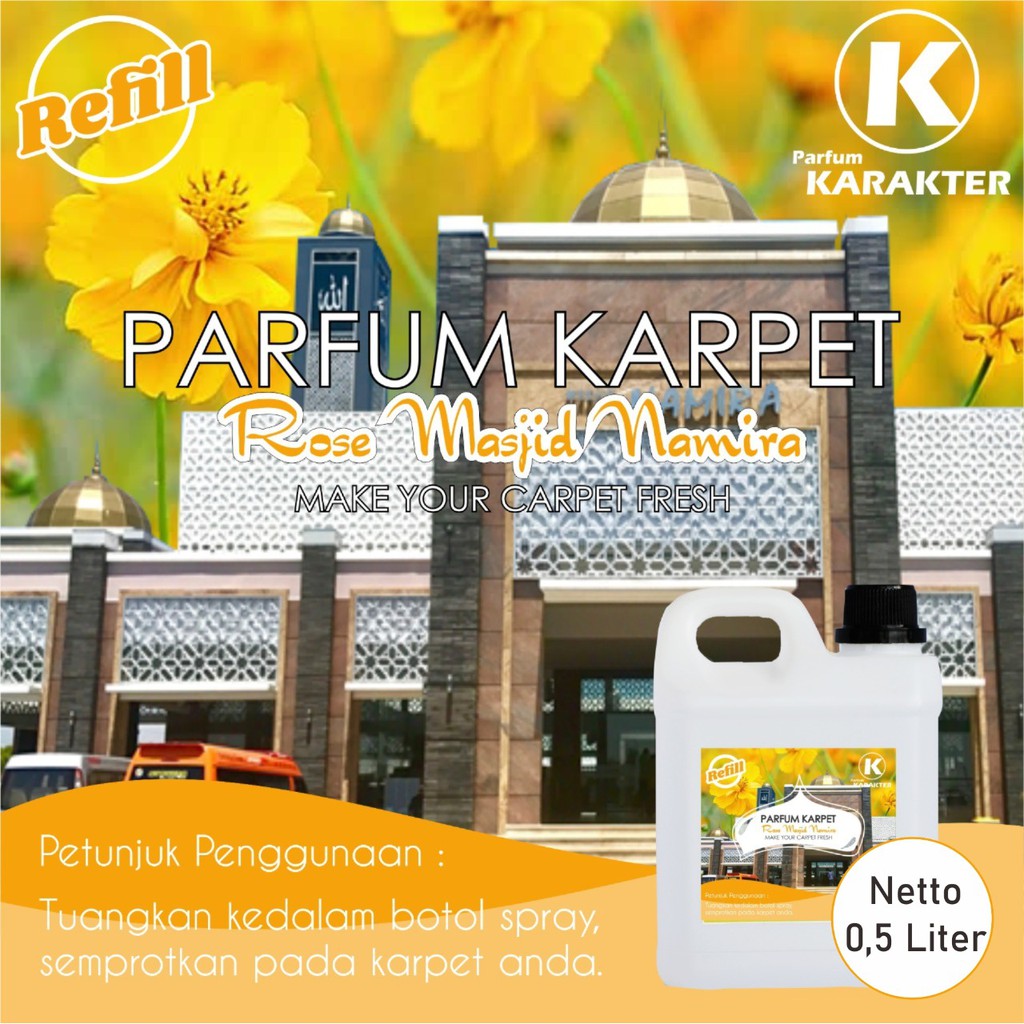 Parfum Karpet Aroma Namira | Wangi Segar &amp; Tahan Lama | Kemasan 0.5 Liter | Bisa Cod | Terlaris