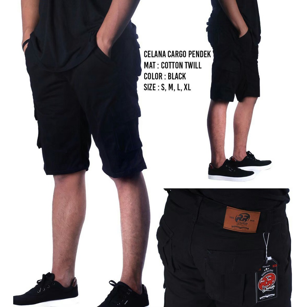 Celana Pendek Pria Celana Pendek Cargo Pria Kualitas Premium Size 28 sampai 38 Kain Stretch Halus