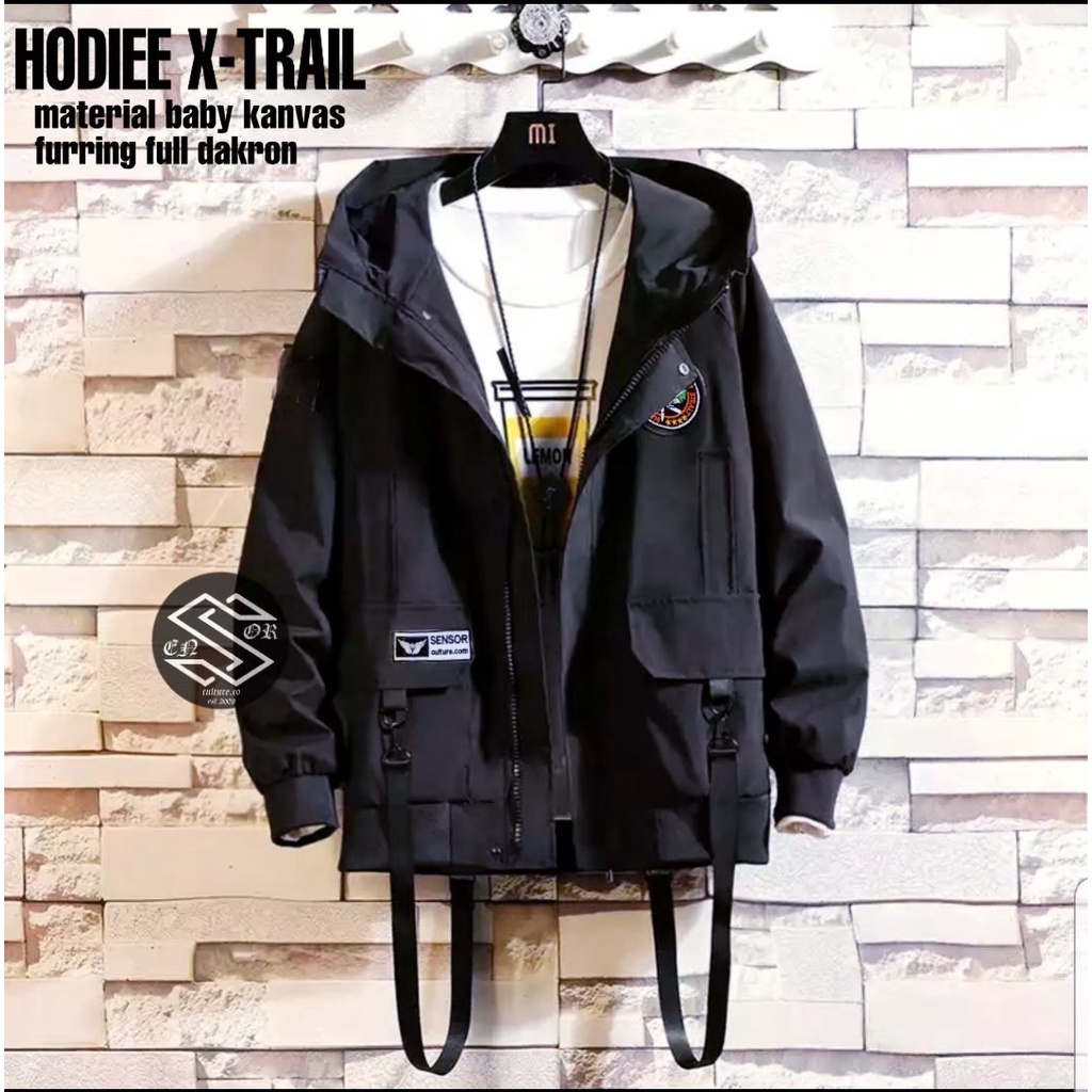 TURUN HARGA ! JAKET PARKA HOODIE PRIA / JAKET HOODIE OUTDOOR X-TRAIL ORIGINAL SENSOR SERIES