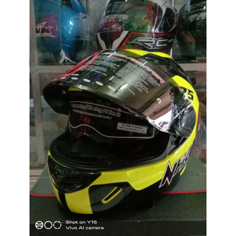 NHK GP1000 R75 BLACK YELLOW PAKET GANTENG TERMURAH